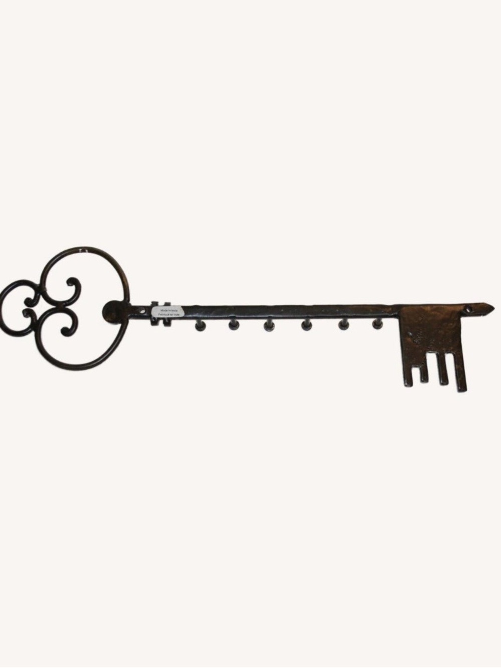 Anthropologie Grand Iron Key Wall Hook - Black